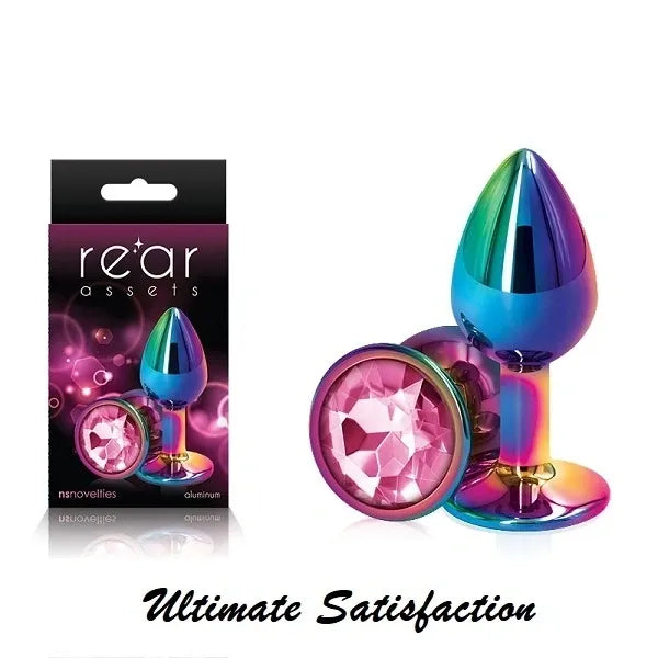 Multicolor Round Small Butt Plug