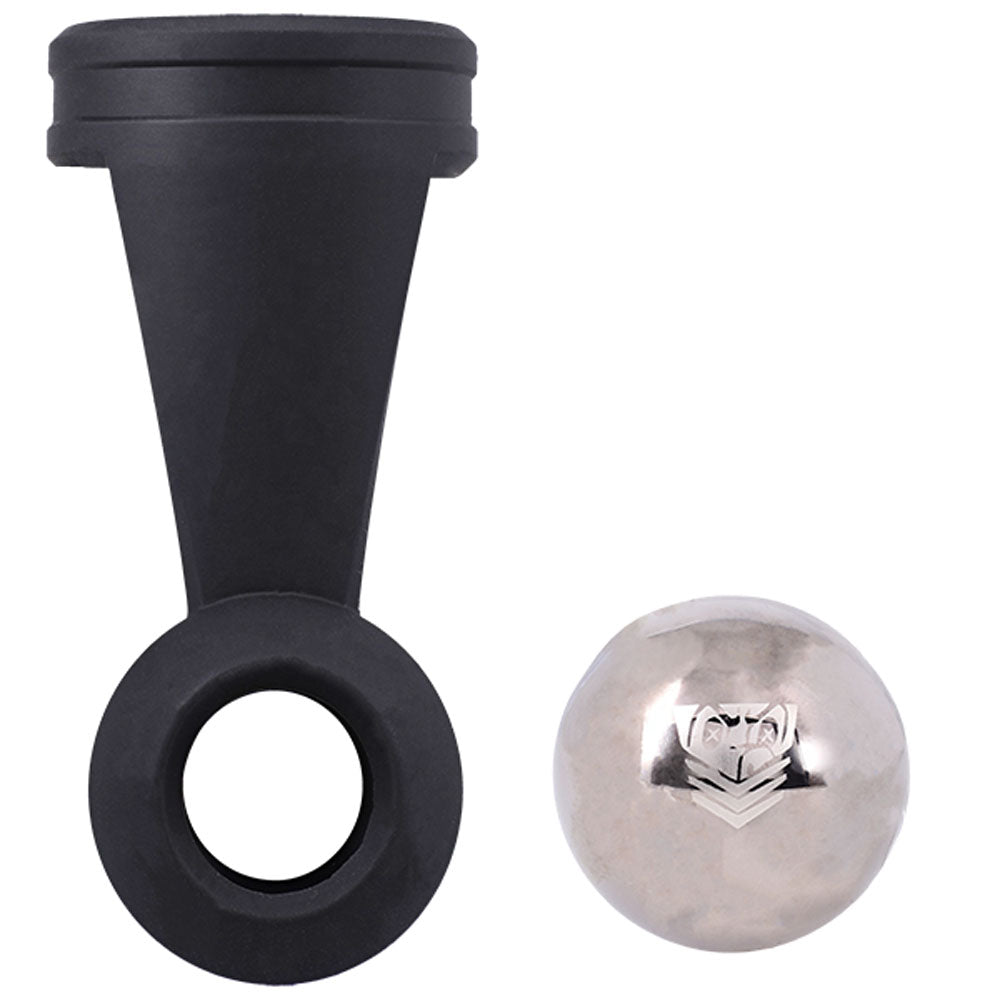 Fort Troff Swing N' Hang Black Weighted Ball Tugger