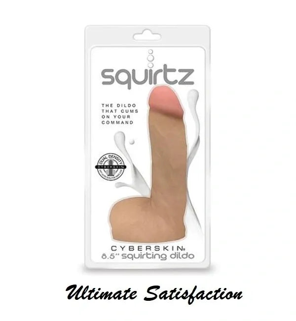 Squirtz CyberSkin Squirting Dildo