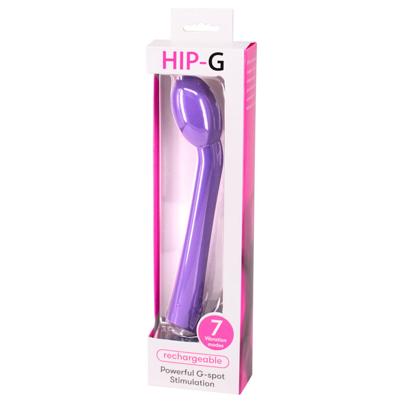 Hip G Rechargeable Purple Usb Rechargeable Vibrator