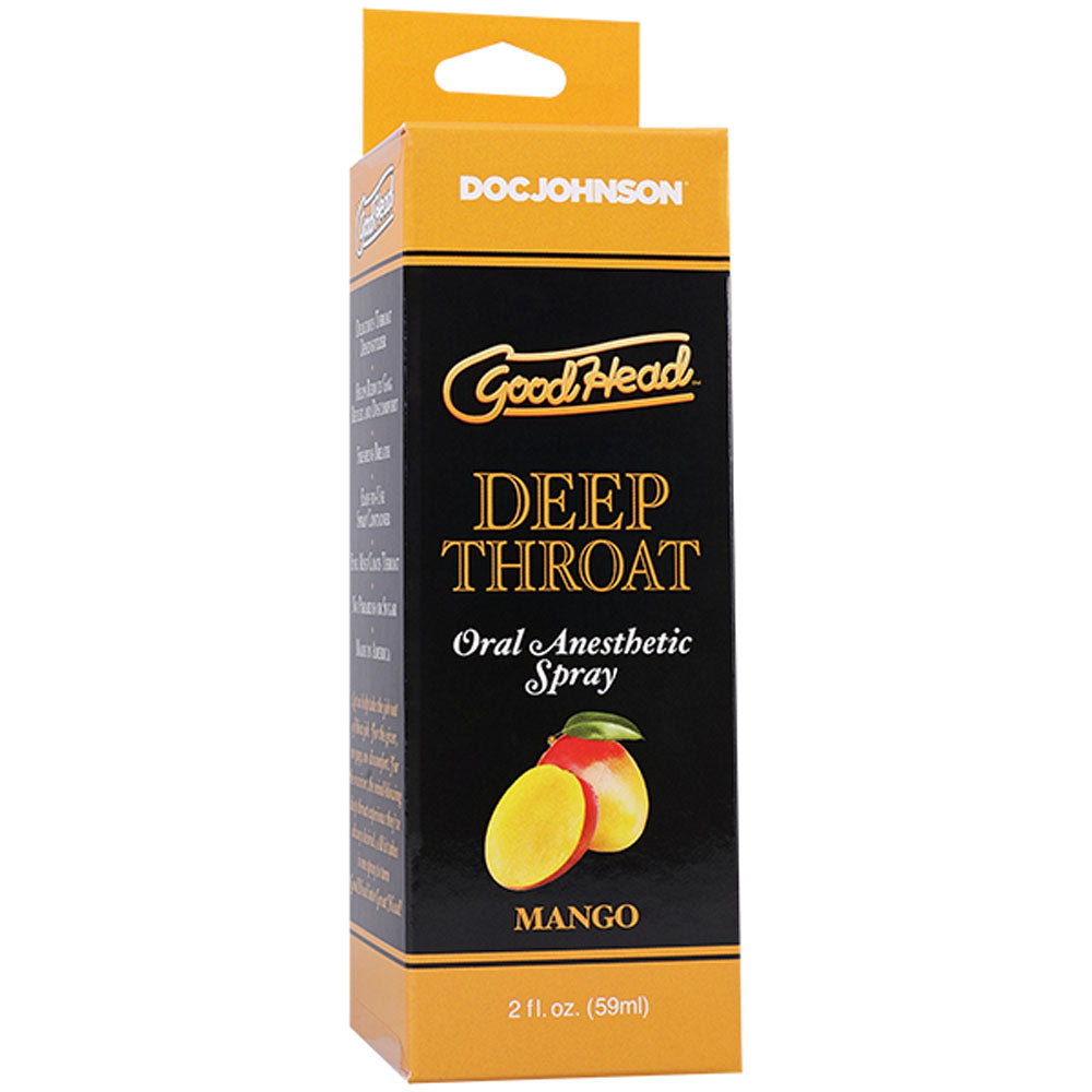 Good Head Deep Throat Spray Mango Mango Flavoured Deep Throat Spray 59 Ml Bottle