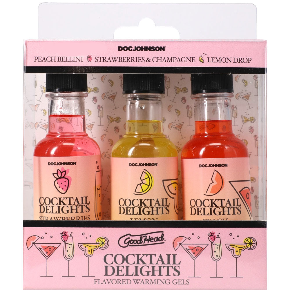 Good Head Cocktail Delights Flavoured Warming Oral Sex Gels 59 Ml Bottles Set Of 3