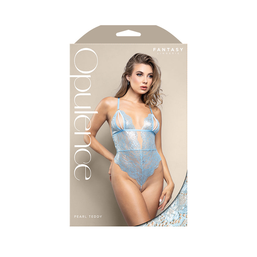 Opulence Pearl Teddy Sm Light Blue S/M Size
