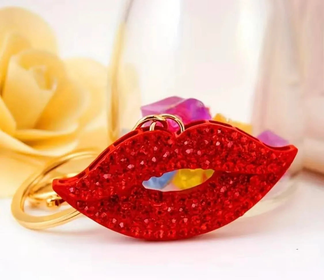 Red lips Key chain
