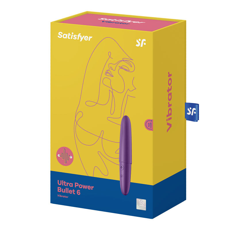 Satisfyer Ultra Power Bullet 6 Purple Usb Rechargeable Bullet