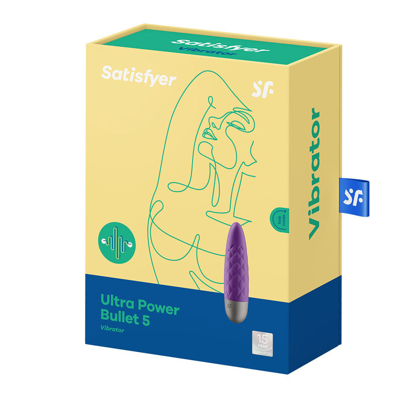 Satisfyer Ultra Power Bullet 5 Purple Usb Rechargeable Bullet