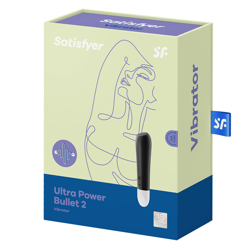 Satisfyer Ultra Power Bullet 2 Black Usb Rechargeable Bullet