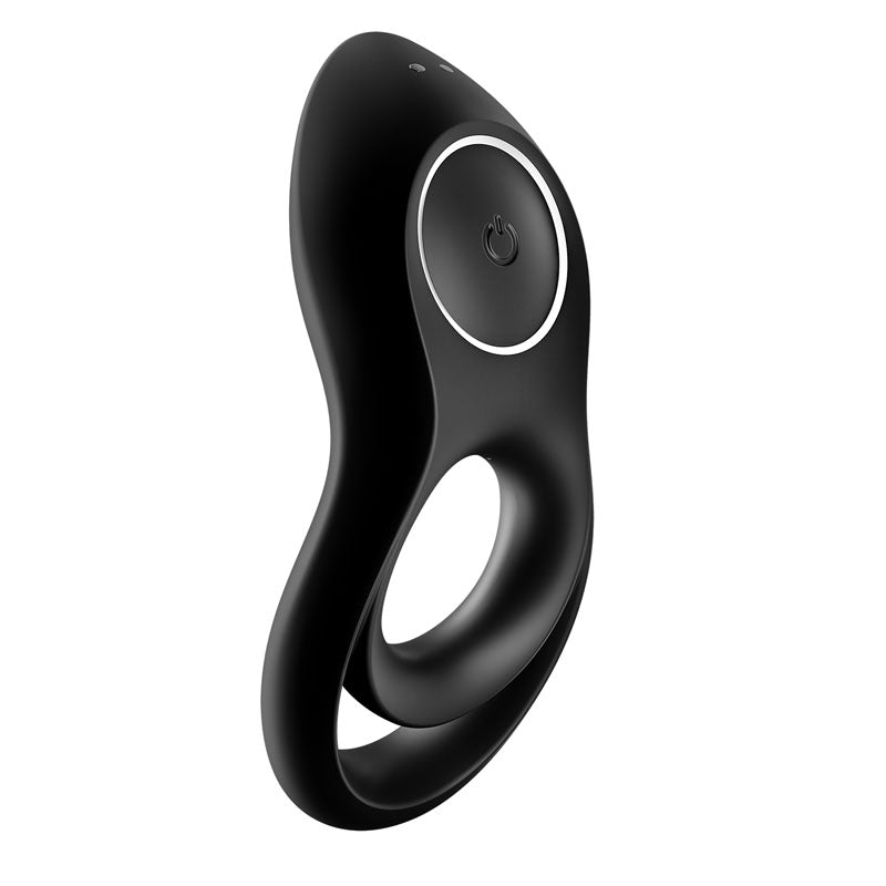 Satisfyer Legendary Duo Black Usb Rechargeable Cock & Balls Ring