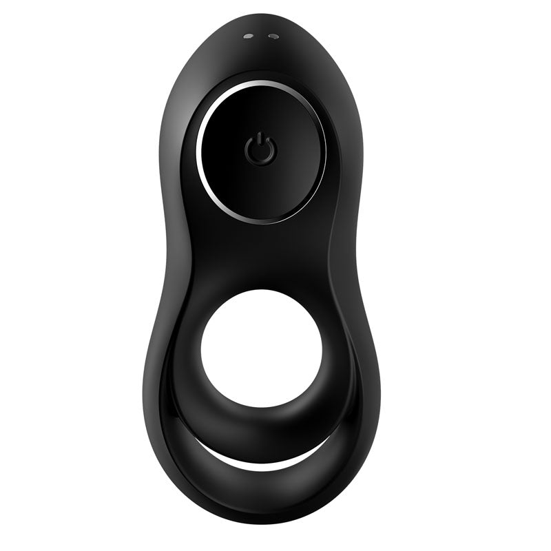 Satisfyer Legendary Duo Black Usb Rechargeable Cock & Balls Ring