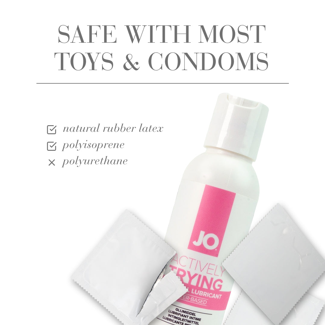 Jo Actively Trying 120ml Water Based Fertility Friendly Lubricant 120 Ml Bottle
