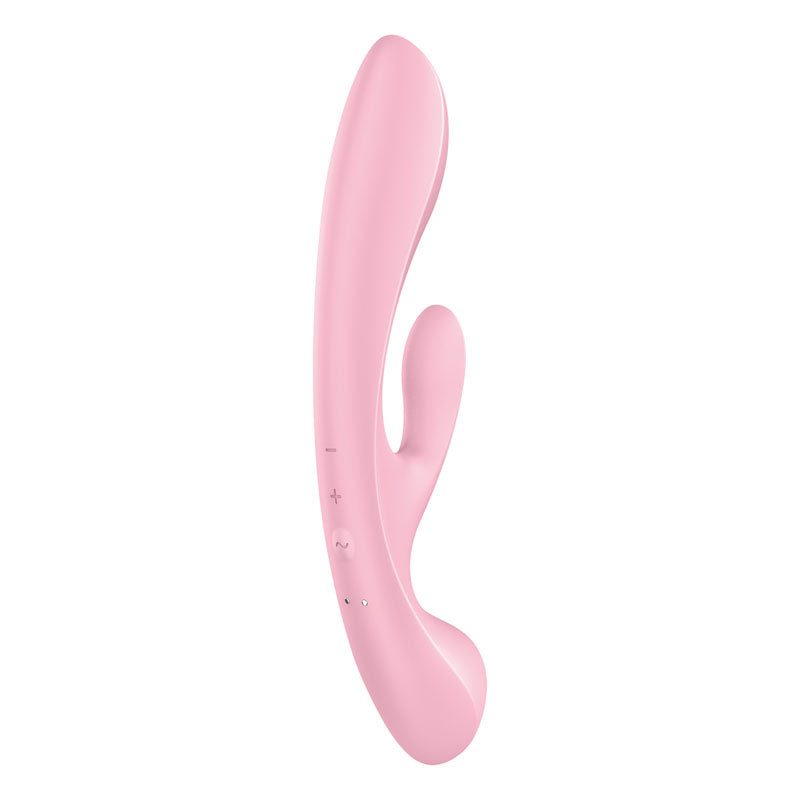 Satisfyer Triple Oh Pink Usb Rechargeable Rabbit Vibrator