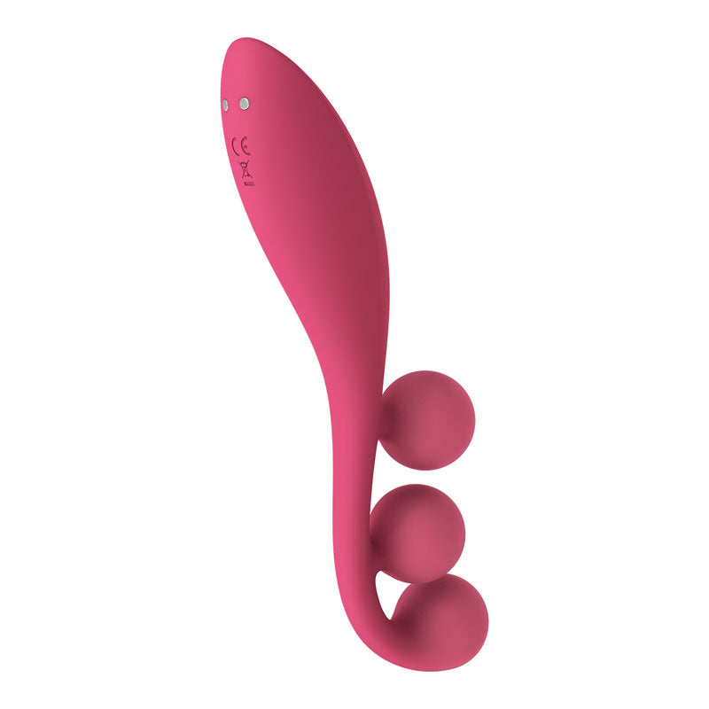 Satisfyer Tri Ball 1 Red Usb Rechargeable 3 Motor Vibrator