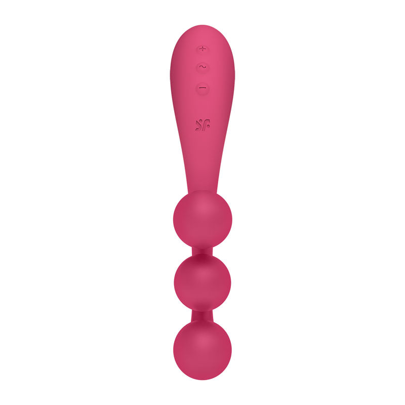 Satisfyer Tri Ball 1 Red Usb Rechargeable 3 Motor Vibrator