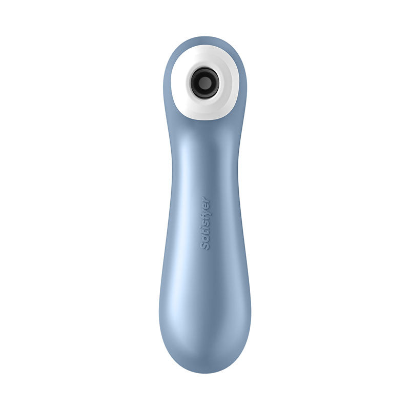 Satisfyer Pro 2+ Blue Touch Free Usb Rechargeable Clitoral Stimulator With Vibration