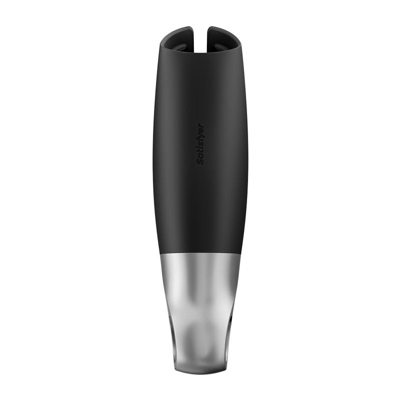 Satisfyer Power Masturbator Black Usb Rechargeable Vibrating Masturbator With App Control