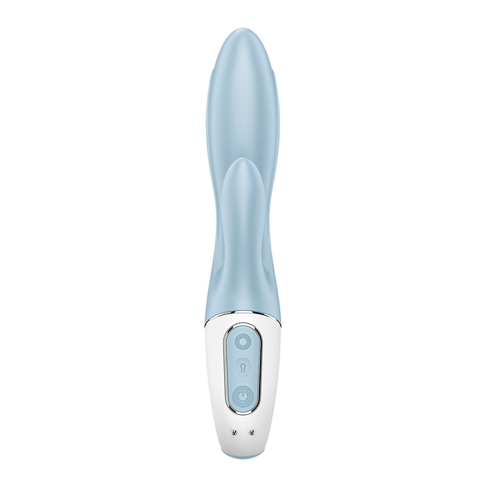 Satisfyer Air Pump Bunny 1 Blue Usb Rechargeable Inflatable Rabbit Vibrator