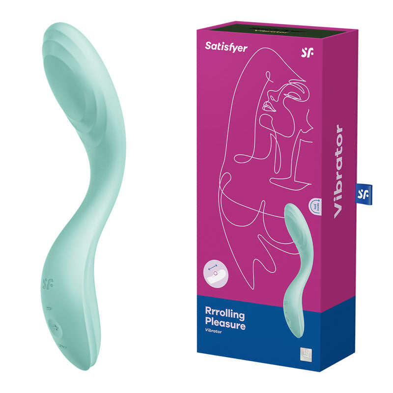 Satisfyer Rrrolling Pleasure Mint Usb Rechargeable Vibrator