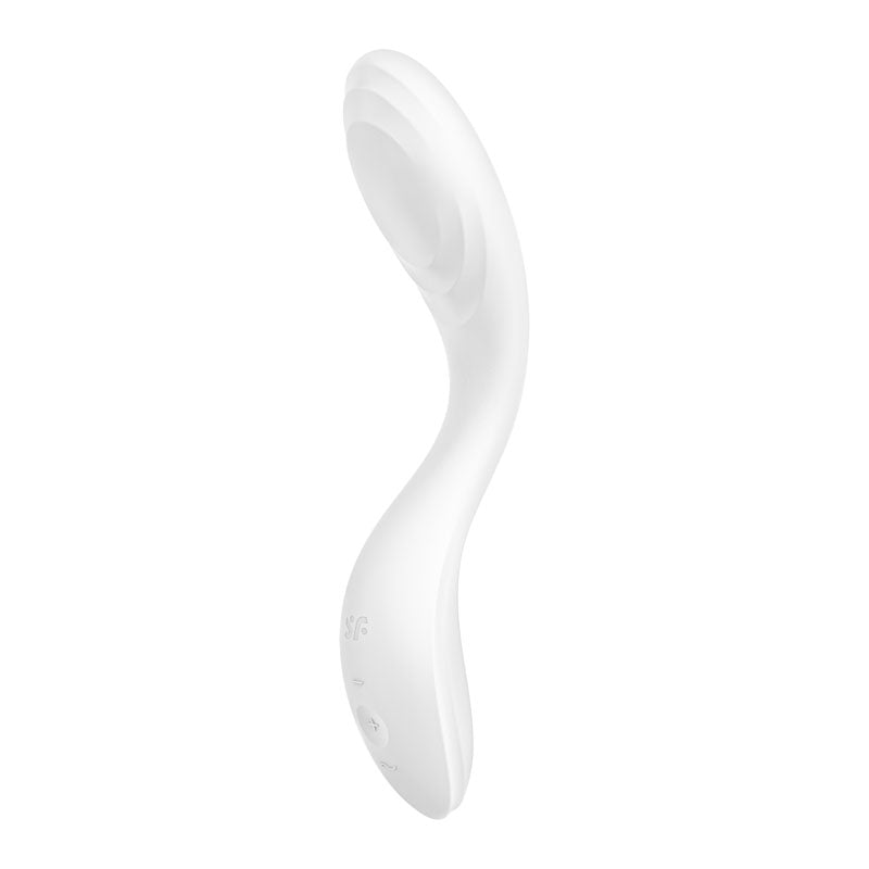 Satisfyer Rrrolling Pleasure White Usb Rechargeable Vibrator