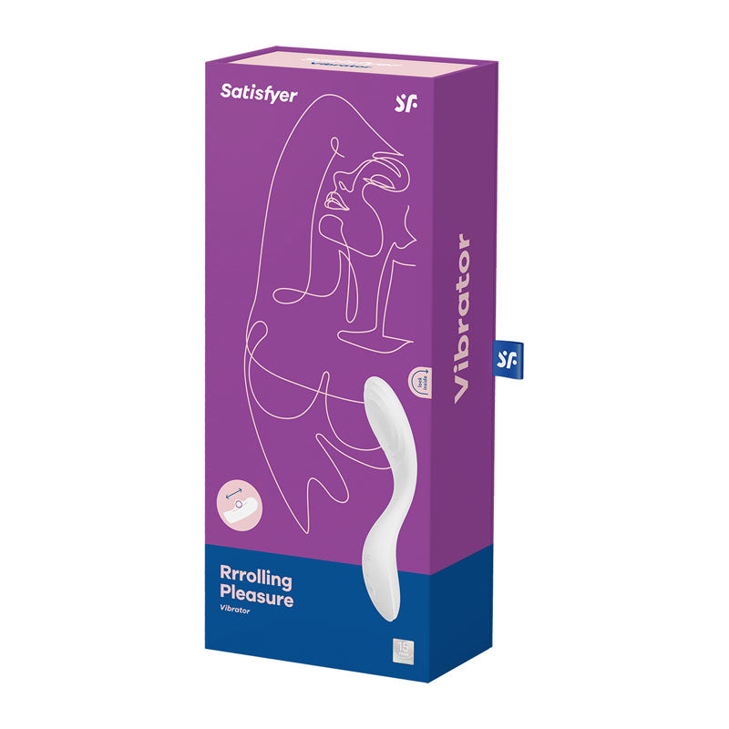 Satisfyer Rrrolling Pleasure White Usb Rechargeable Vibrator