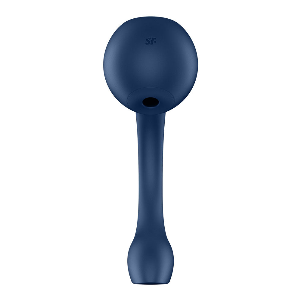 Satisfyer Pro+ Wave 4 Blue Usb Rechargeable Vibrator With Air Pulse Stimulation And App Control