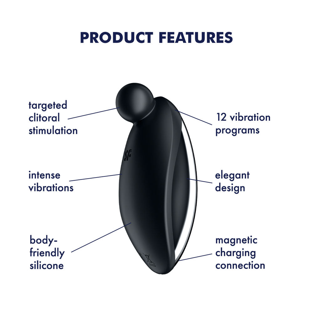 Satisfyer Spot On 2 Black Usb Rechargeable Stimulator