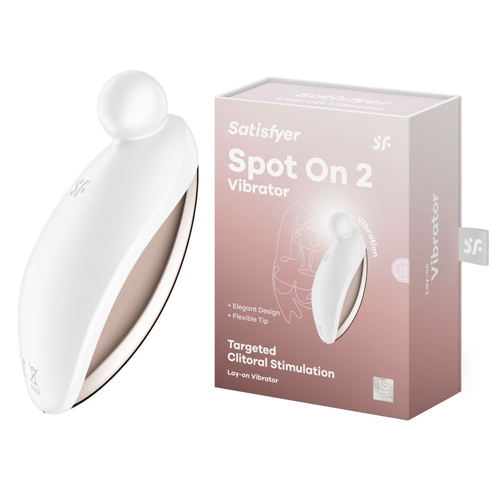 Satisfyer Spot On 2 White Usb Rechargeable Stimulator