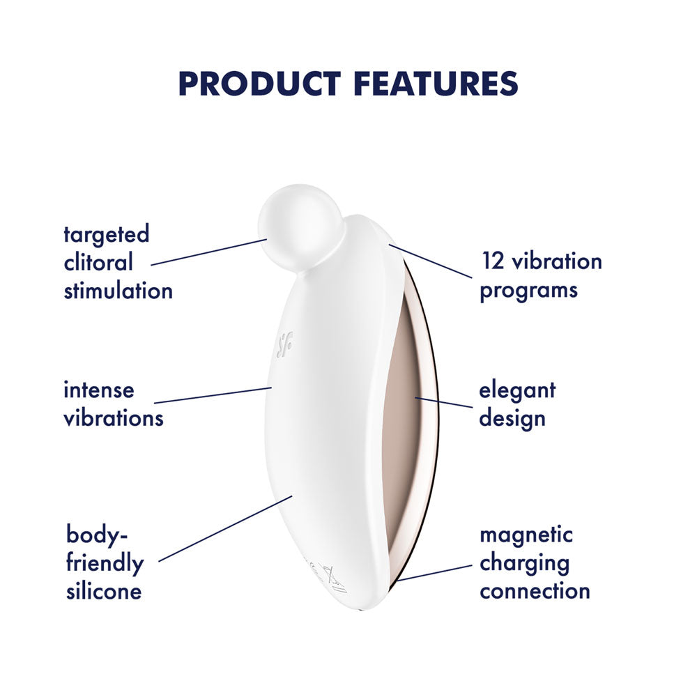 Satisfyer Spot On 2 White Usb Rechargeable Stimulator