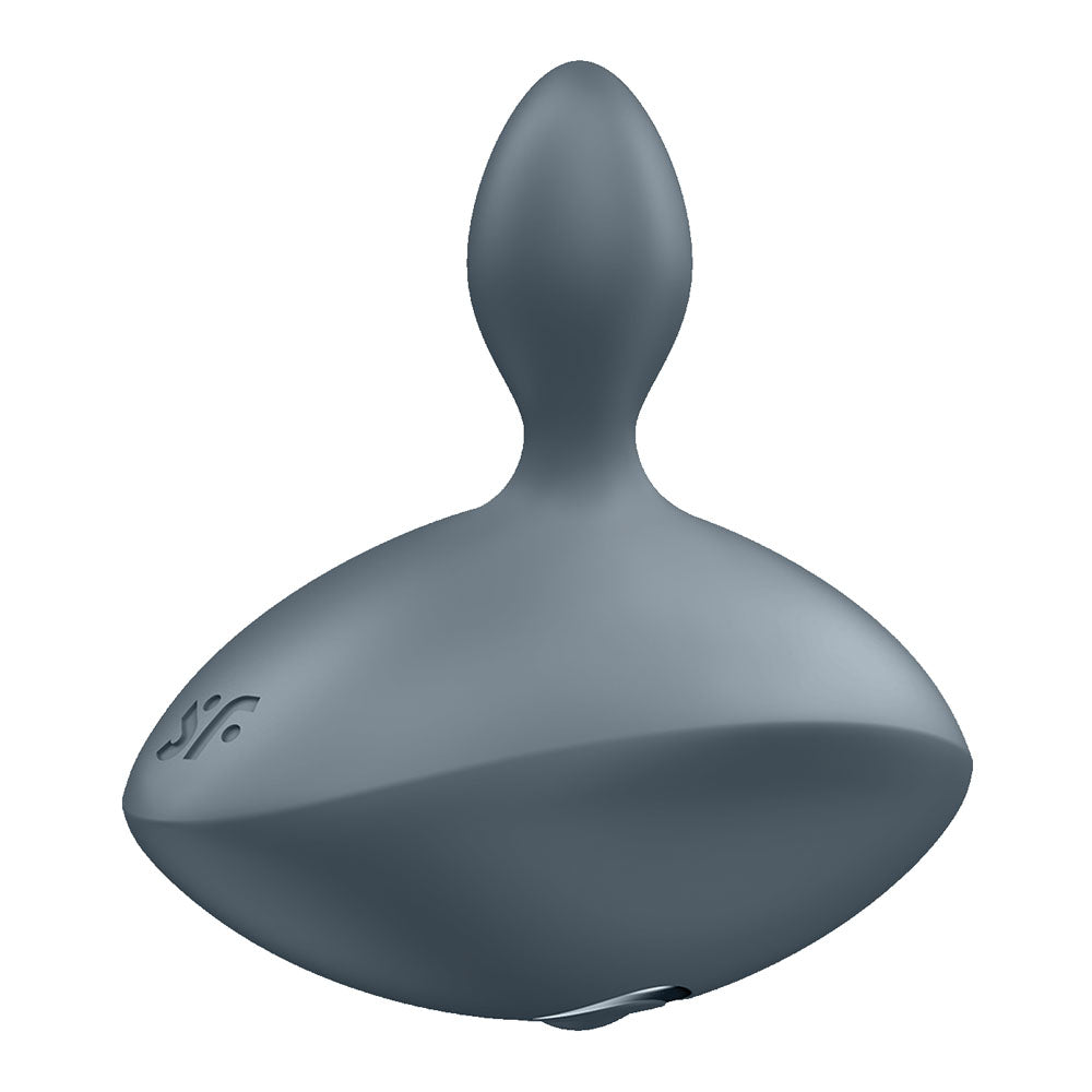 Satisfyer Booty Absolute Beginners 4 Grey Usb Rechargeable Vibrating Butt Plug