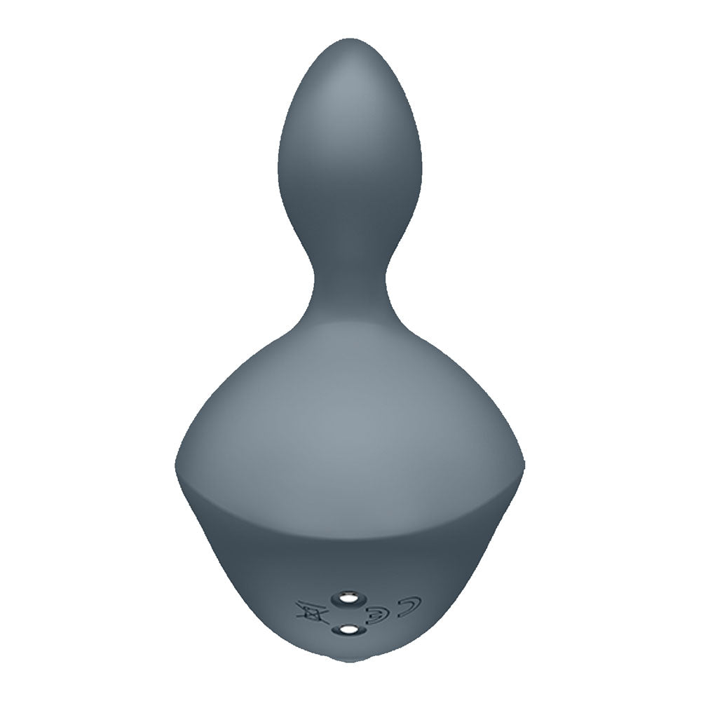 Satisfyer Booty Absolute Beginners 4 Grey Usb Rechargeable Vibrating Butt Plug