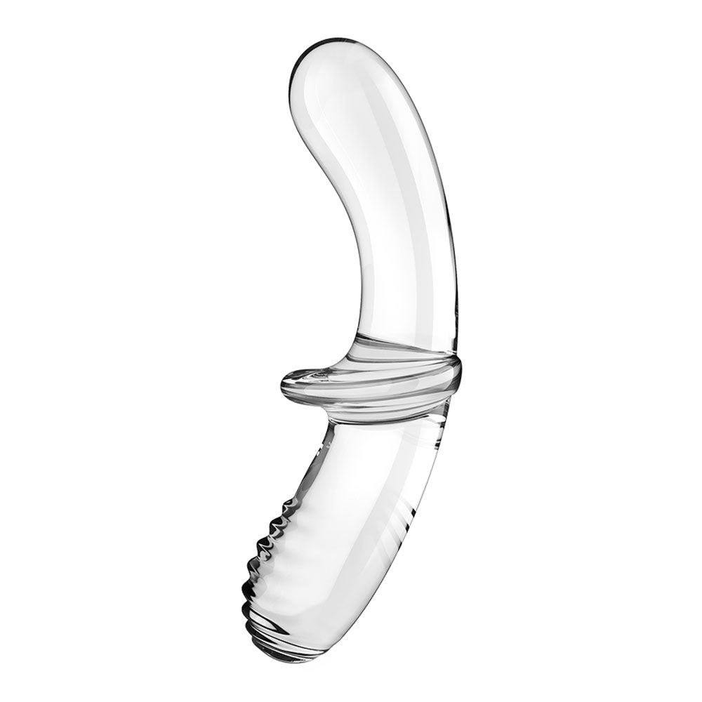 Satisfyer Double Crystal Clear Glass Double Ended Dildo