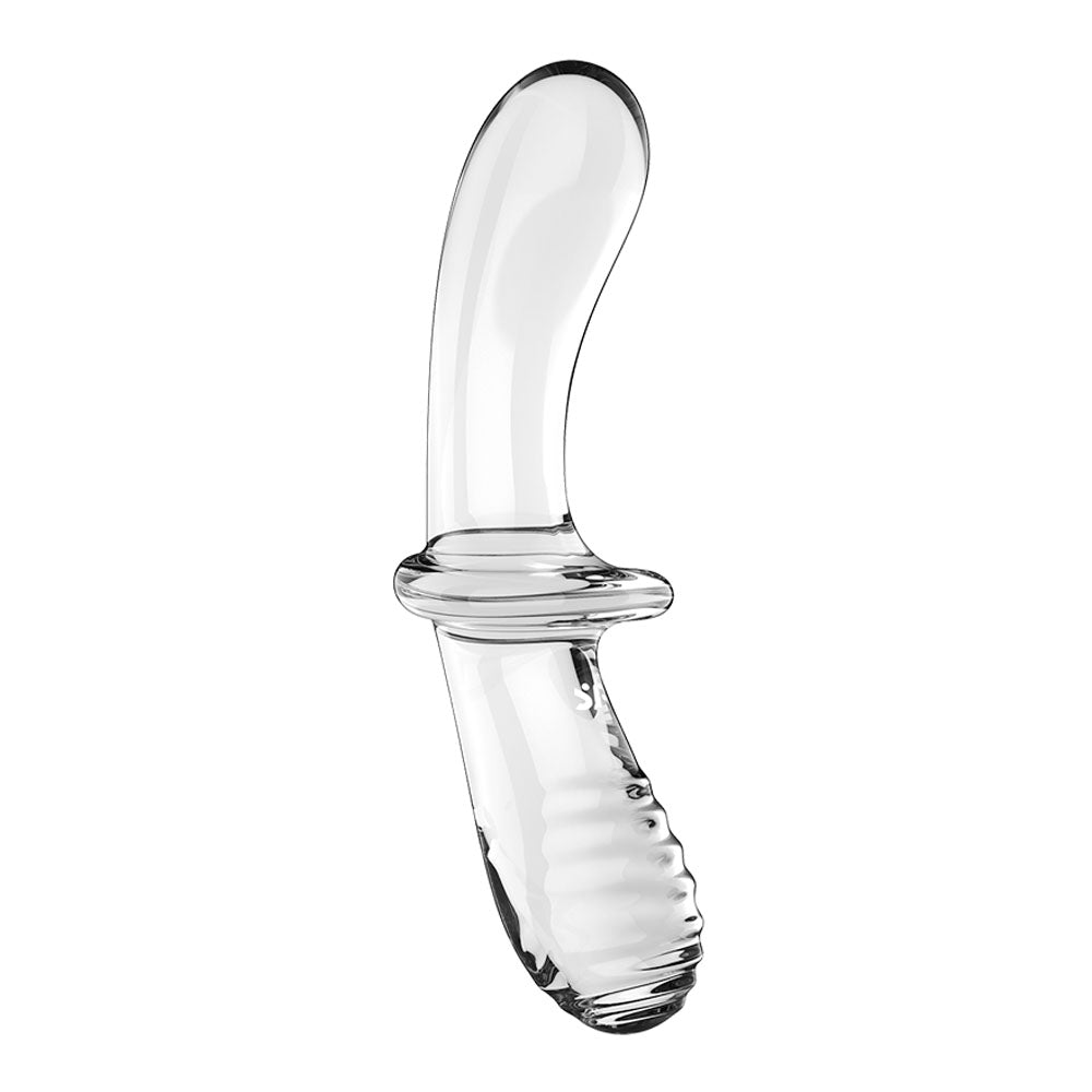 Satisfyer Double Crystal Clear Glass Double Ended Dildo