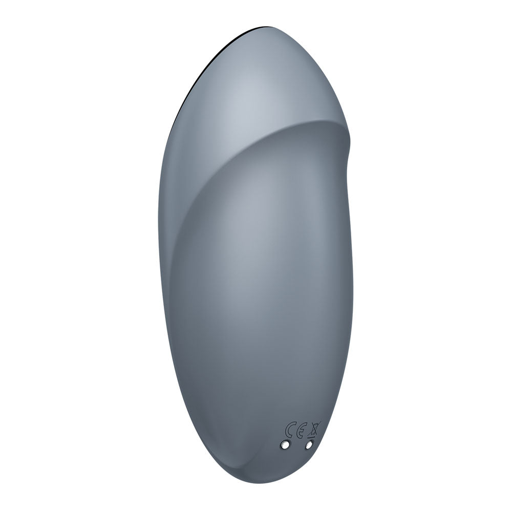 Satisfyer Tap & Climax 1 Bluegrey Bluegrey Usb Rechargeable Pulsing Stimulator