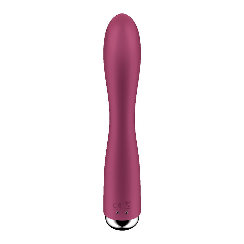 Satisfyer Spinning Rabbit 1 Red Red 20 Cm Usb Rechargeable Rotating Rabbit Vibrator