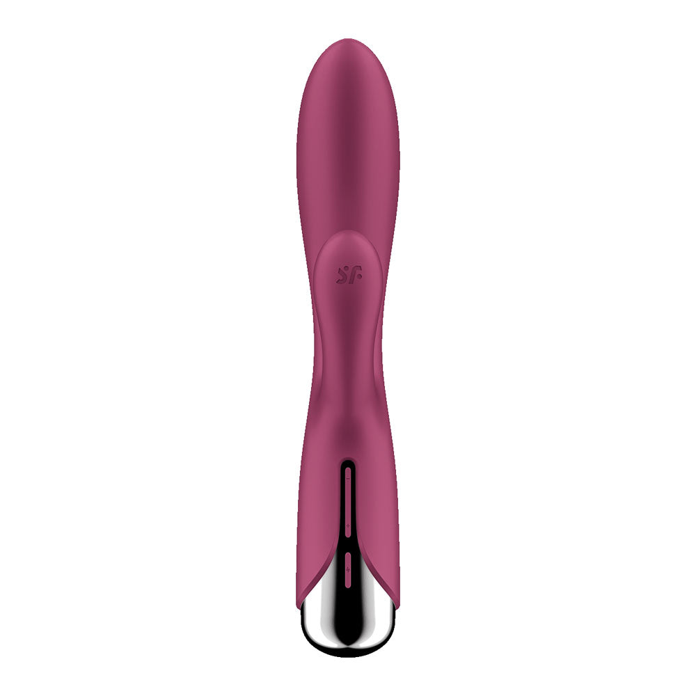 Satisfyer Spinning Rabbit 1 Red Red 20 Cm Usb Rechargeable Rotating Rabbit Vibrator