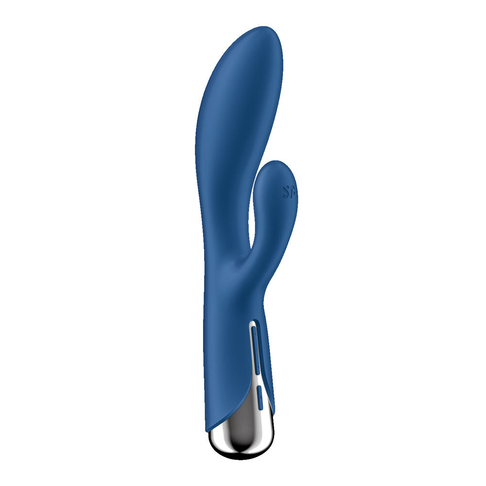Satisfyer Spinning Rabbit 1 Blue Blue 20 Cm Usb Rechargeable Rotating Rabbit Vibrator