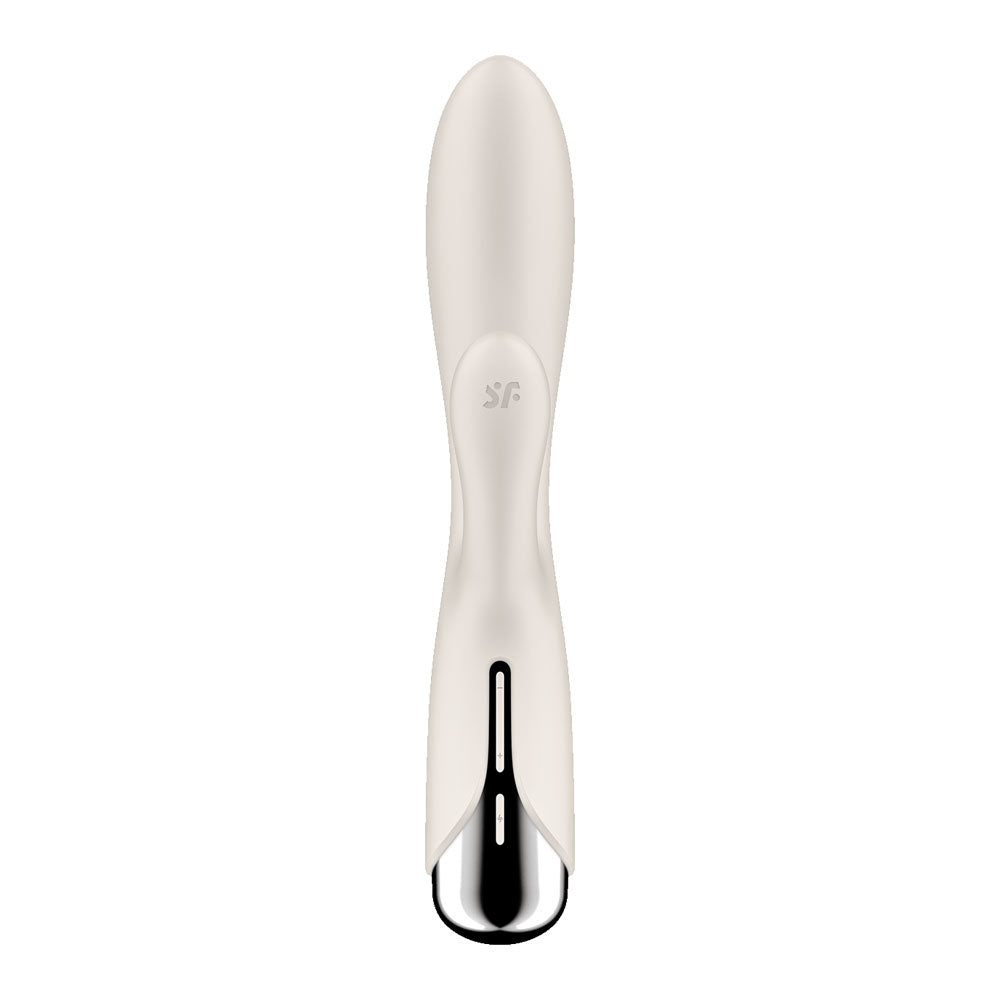 Satisfyer Spinning Rabbit 1 Beige Beige 20 Cm Usb Rechargeable Rotating Rabbit Vibrator