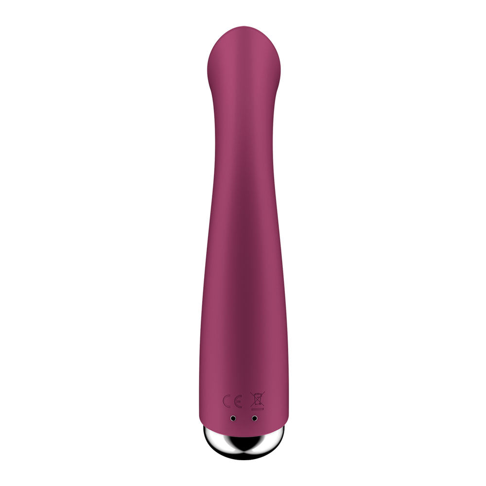 Satisfyer Spinning G Spot 1 Red Red 16.5 Cm Usb Rechargeable Rotating Vibrator