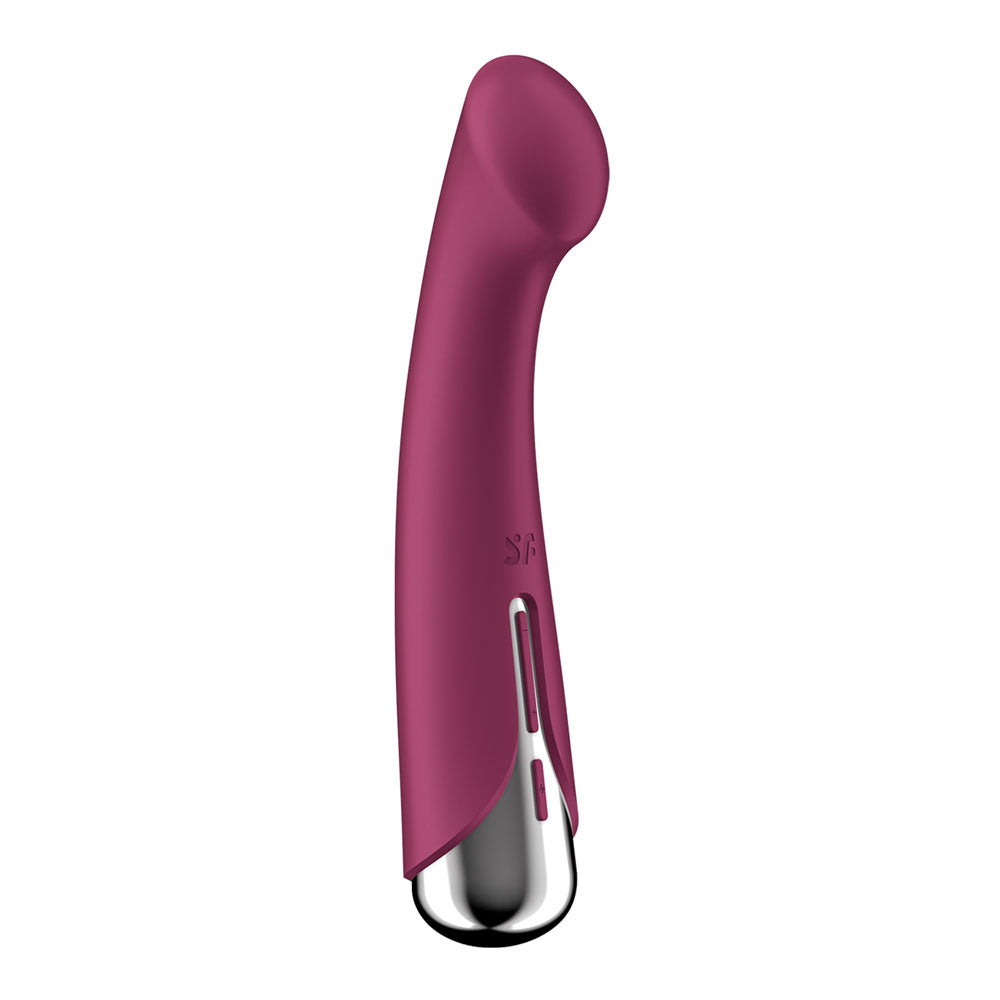 Satisfyer Spinning G Spot 1 Red Red 16.5 Cm Usb Rechargeable Rotating Vibrator