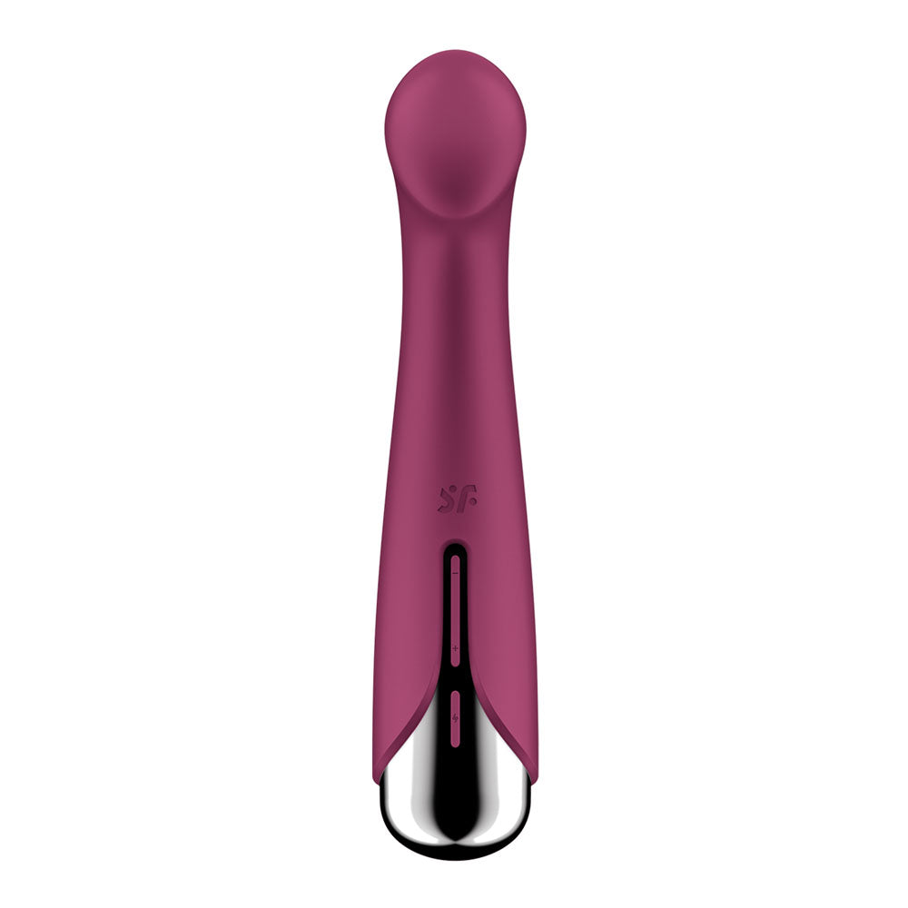 Satisfyer Spinning G Spot 1 Red Red 16.5 Cm Usb Rechargeable Rotating Vibrator