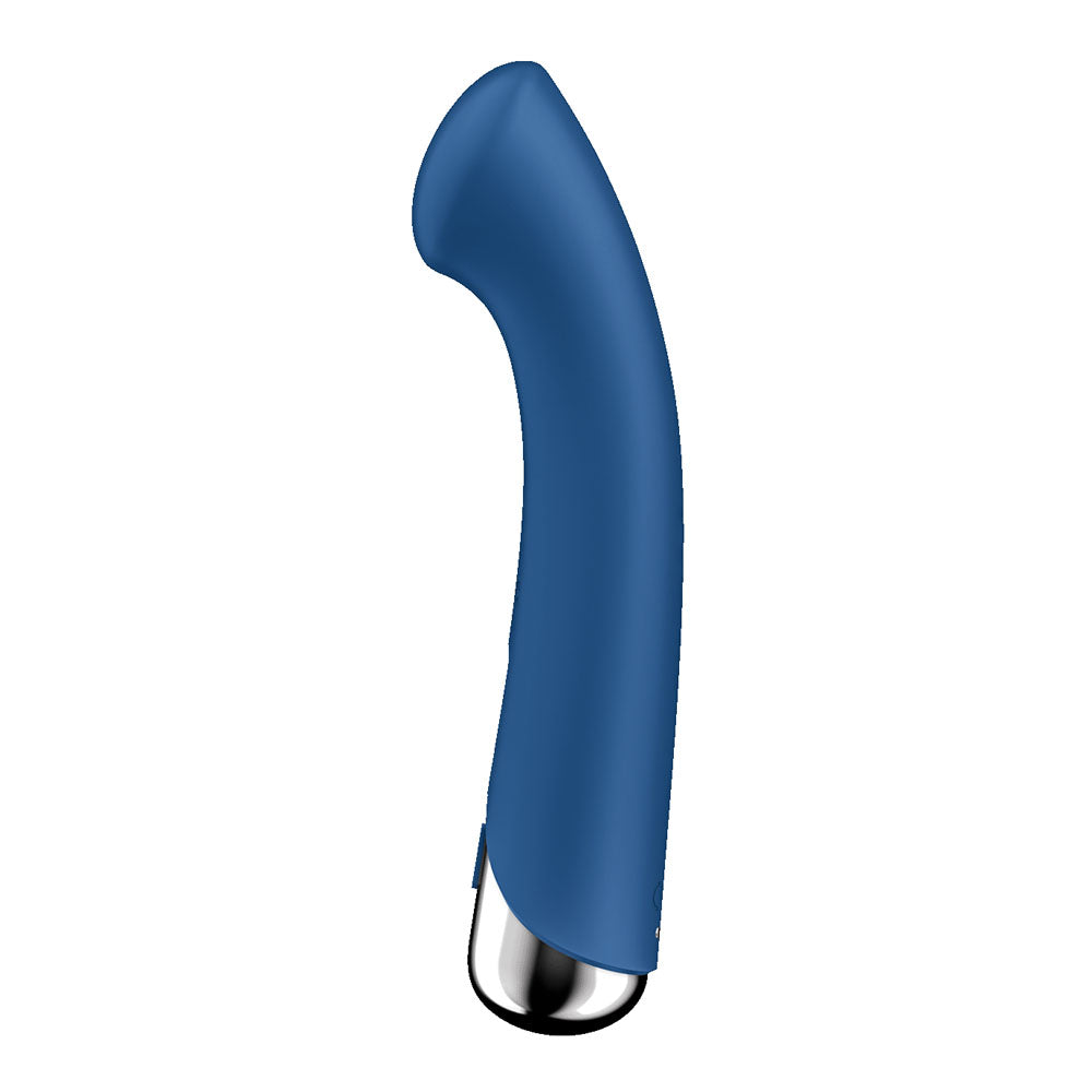 Satisfyer Spinning G Spot 1 Blue Blue 16.5 Cm Usb Rechargeable Rotating Vibrator