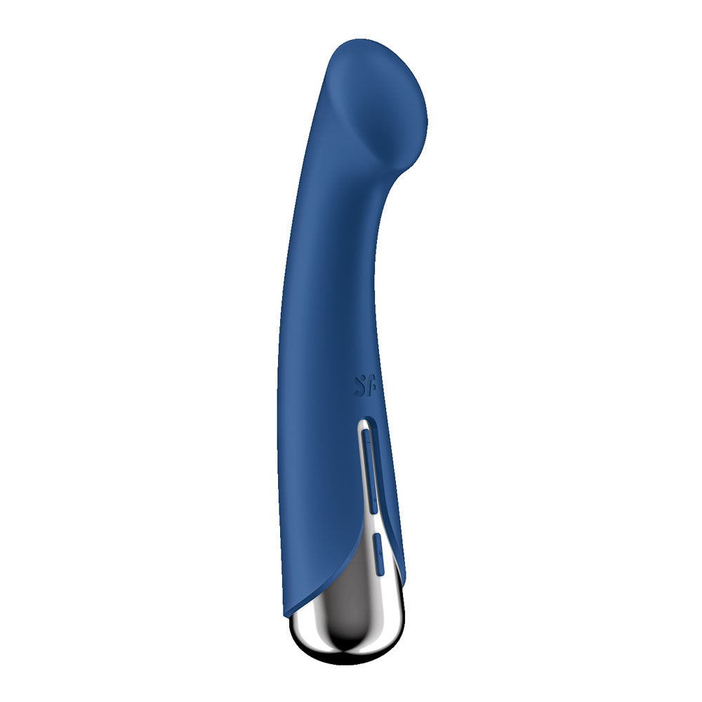 Satisfyer Spinning G Spot 1 Blue Blue 16.5 Cm Usb Rechargeable Rotating Vibrator