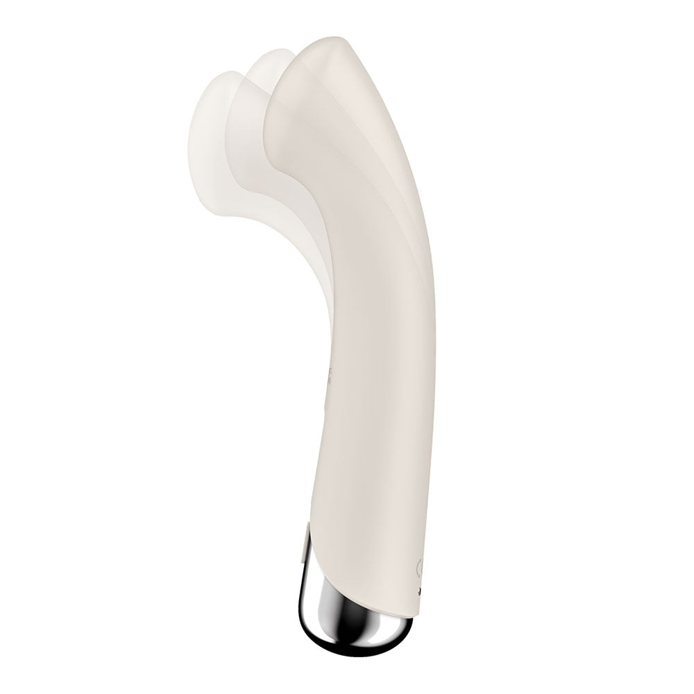 Satisfyer Spinning G Spot 1 Beige Beige 16.5 Cm Usb Rechargeable Rotating Vibrator