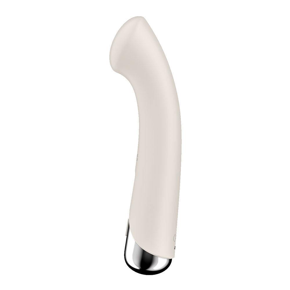 Satisfyer Spinning G Spot 1 Beige Beige 16.5 Cm Usb Rechargeable Rotating Vibrator