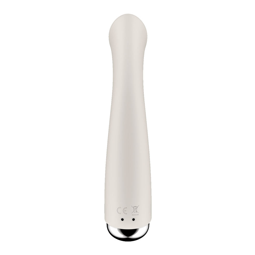 Satisfyer Spinning G Spot 1 Beige Beige 16.5 Cm Usb Rechargeable Rotating Vibrator