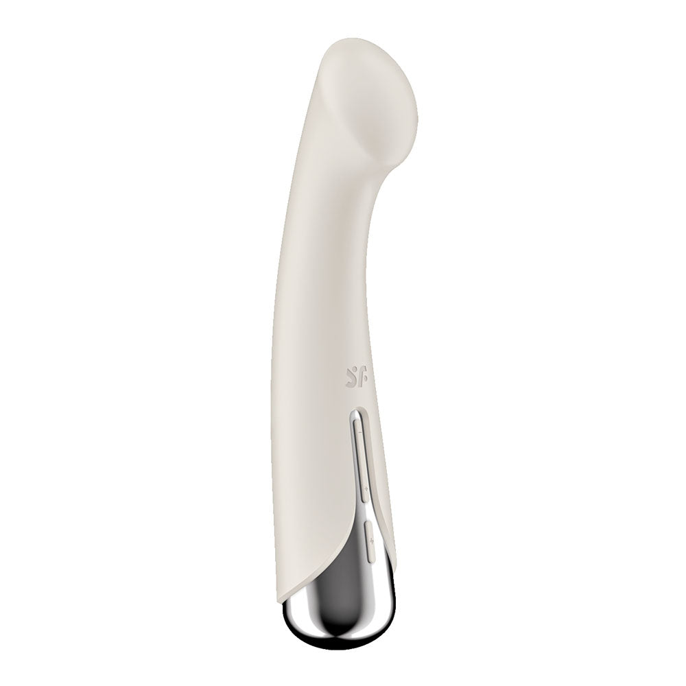 Satisfyer Spinning G Spot 1 Beige Beige 16.5 Cm Usb Rechargeable Rotating Vibrator