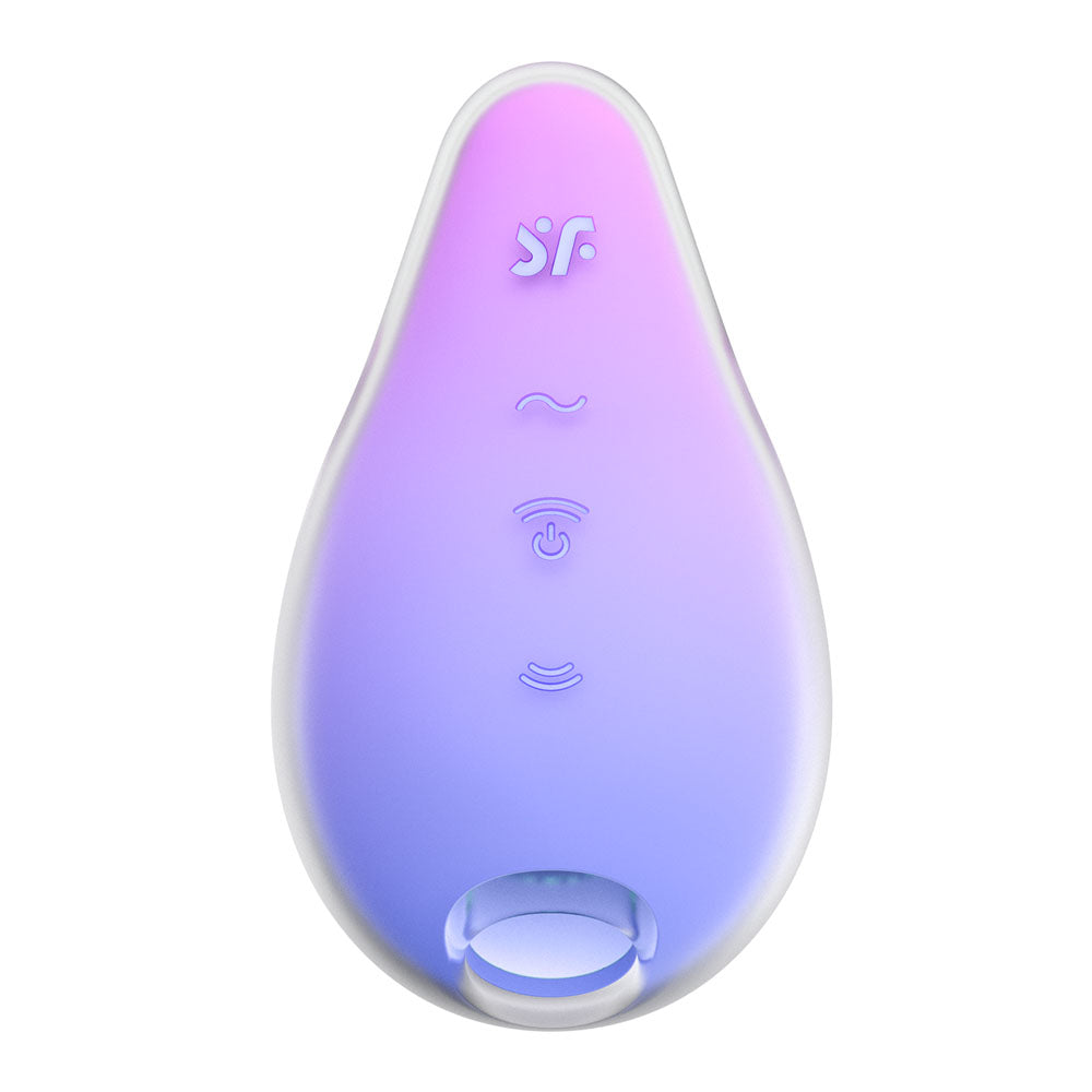 Satisfyer Mermaid Vibes Violet/Pink Violet/Pink Usb Rechargeable Air Pulse Stimulator