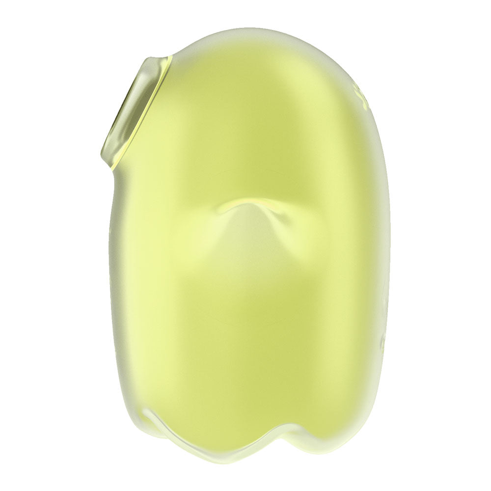 Satisfyer Glowing Ghost Yellow Glow In Dark Yellow Usb Rechargeable Air Pulse Stimulator