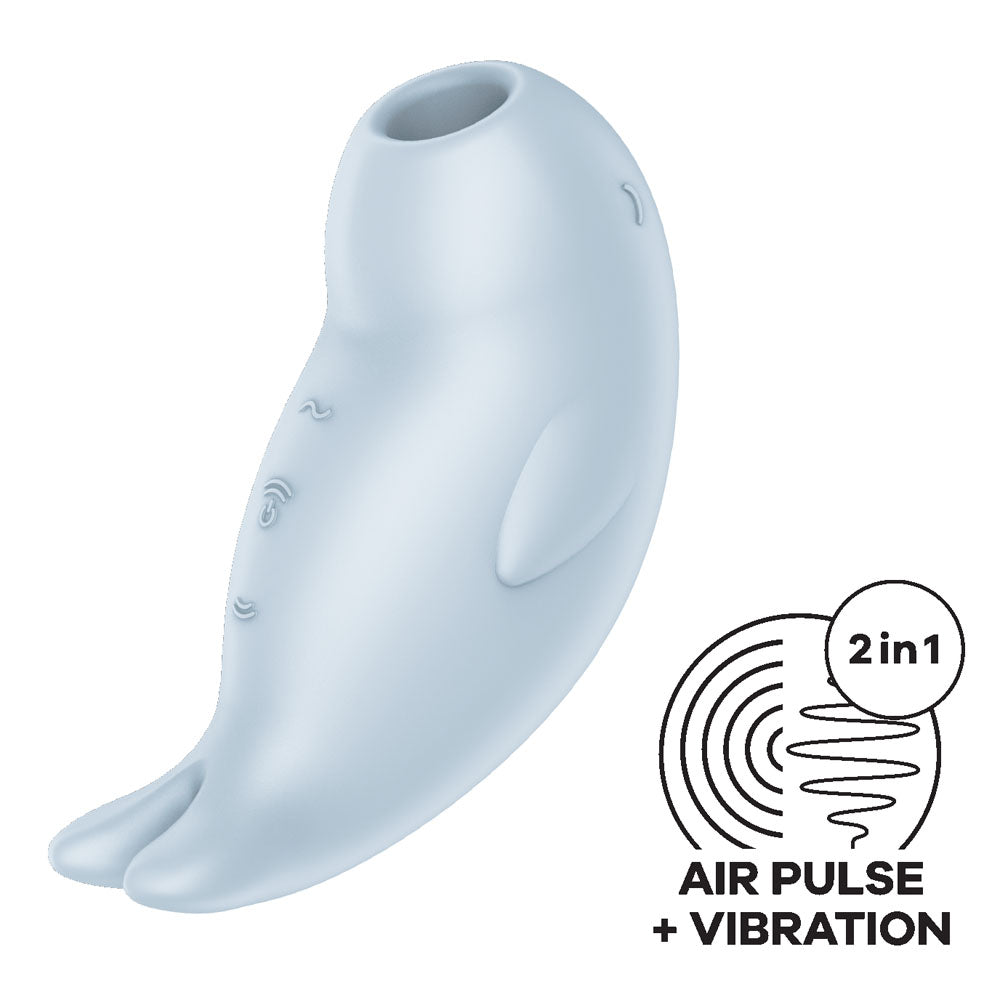 Satisfyer Seal You Soon Baby Blue Usb Rechargeable Air Pulse Stimulator