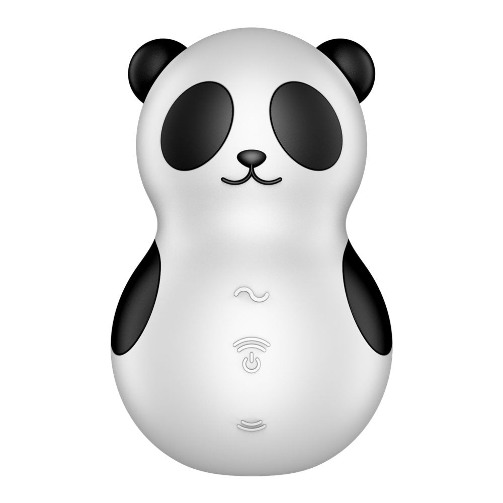 Satisfyer Pocket Panda Black Usb Rechargeable Air Pulse Stimulator