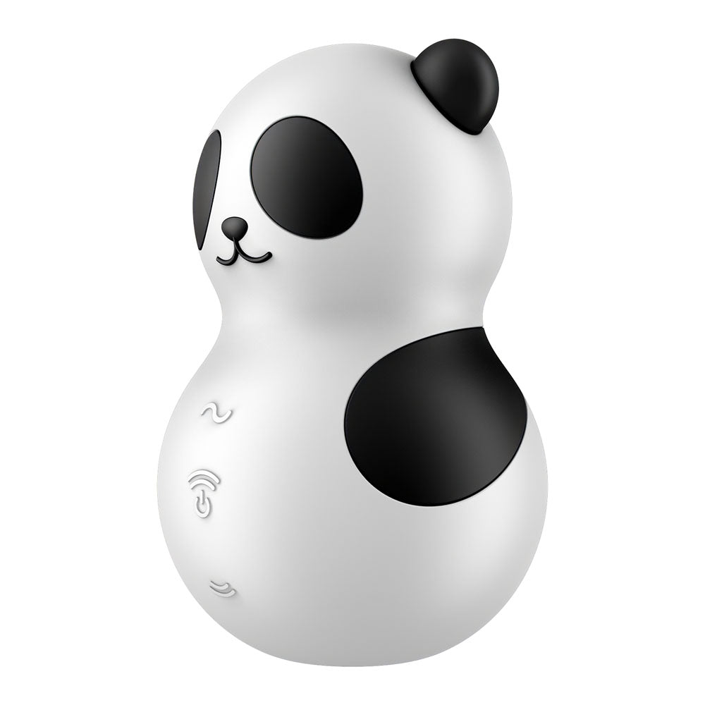 Satisfyer Pocket Panda Black Usb Rechargeable Air Pulse Stimulator
